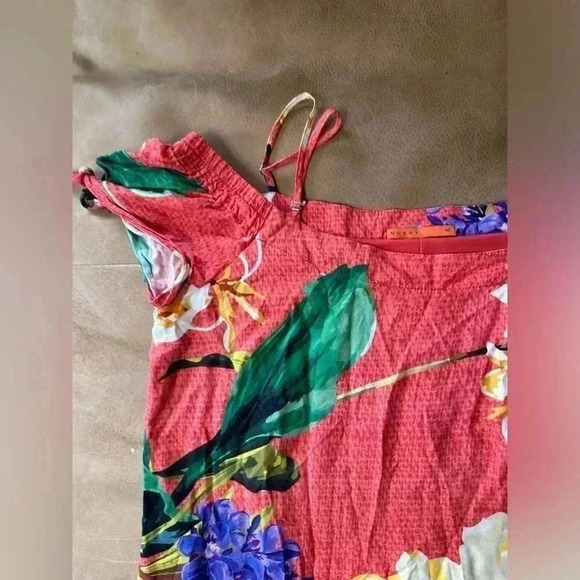 Munny Floral Dress Flowy Womens Size 40 Small Flaw - Picture 3 of 11